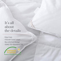 Goose Feather Down Quilt 700 GSM Duvet DoonasQueen:210x210cm