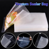100X Vacuum Sealer Bags Precut Food Storage Saver Heat Seal Cryovac BPA-Free 15x25cm