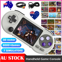 SF2000 3inch IPS Handheld Game Console Built-in 6000 Games Retro Games FC/SFC AU