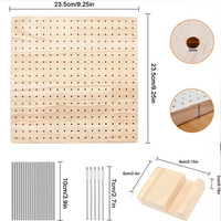 Crochet Blocking Board with 25 Pins