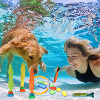 Kids Pool Diving Toys Set Underwater Games Fun Swimming Training Summer Toys