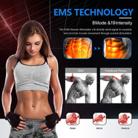 ABS Stimulator EMS Toner Massager Abdominal Trainer Muscle Fitness Body Exercise