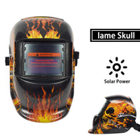 Lame skull Solar Welding Helmet Auto Darkening Welder Soldering Lens ARC TIG MIG MAG Mask