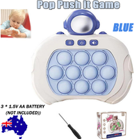 3 Types Pop Push it Game Controller Sensory Fidget Toy Electronic Whack Mole blue