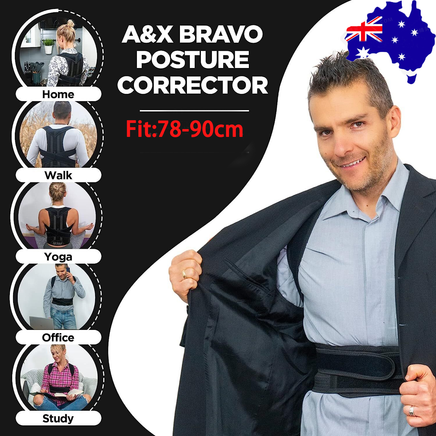 Posture Corrector Lumbar Brace Pain Relief Full Back Support Shoulder Brace Belt