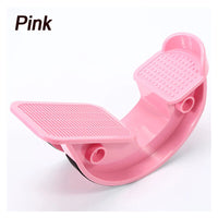 PINK Calf Massage Plantar Foot Rocker Stretch Board Ankle Pedal Stretcher Calf Pain