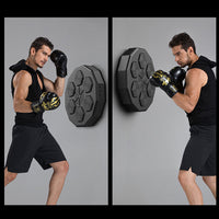 Electronic Music  Boxing Wall Target  Training Smart Wall Mounted Combat AU with Adult Gloves