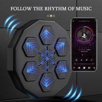 Electronic Music  Boxing Wall Target  Training Smart Wall Mounted Combat AU with Adult Gloves