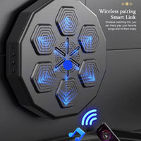 Electronic Music  Boxing Wall Target  Training Smart Wall Mounted Combat AU With Kids Gloves