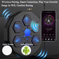 Electronic Music  Boxing Wall Target  Training Smart Wall Mounted Combat AU With Kids Gloves