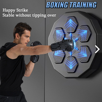 Electronic Music  Boxing Wall Target  Training Smart Wall Mounted Combat AU NO Gloves