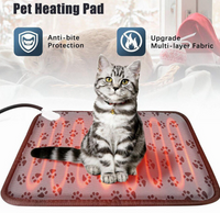 Waterproof Electric Pet Heat Pad Heated Heating Mat Blanket Dog Cat Bed 45X60CM