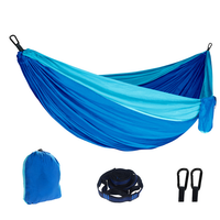 Outdoor Camping Hammock  Lightweight 260x140cm Portable Travel Darkblue