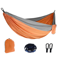 Outdoor Camping Hammock  Lightweight 260x140cm Portable Travel Orange