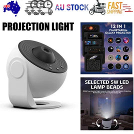 13in1 Galaxy Starry Sky Projector Night Light Rotating LED Planetarium Star Lamp
