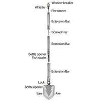 Camping Shovel Folding Outdoor Survival Tools Multifunction Hiking Military