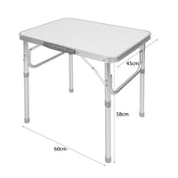 Outdoor Camping Folding Table Picnic Foldable Tables Aluminium Portable BBQ Desk