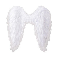 Angel Wings Fairy Wings with Elastic Straps Adults White