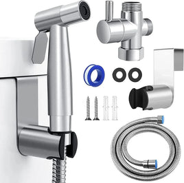 Stainless Steel Douche Bidet Toilet Spray Shower Shattaf Diverter Kit Handheld