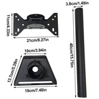 For Starlink Gen 3 Mount Mounting Kit Heavy Duty Roof &Wall 180° Adjustable Pole