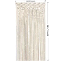 2m Heavy Duty Macrame Curtain Boho Woven Wall Hanging Window Doorway Wedding