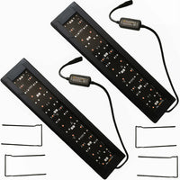 2Sets LED Light 40cm Full Spectrum Aquarium Lighting Aqua Plant Fish Tank Lamp 15W