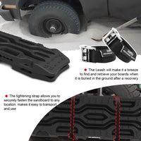X-BULL Recovery Tracks Boards 4PCS 12T Sand Snow Mud tracks 4WD Car Truck RISEUP