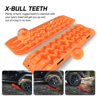 X-BULL 2PCS Recovery Tracks Boards Snow Mud Truck 4WD With Carry bag