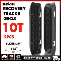 X-BULL KIT1 Recovery track Board Traction Sand trucks strap mounting 4x4 Sand Snow Car BLACK