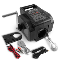 X-BULL 5000LBS Electric Boat Winch 12V Portable Detachable Marine Ship Trailer Winch