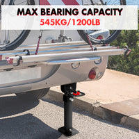 X-BULL Drop Down Legs 440MM- 560MM Trailer Steel Legs Caravan Corner 1200LBS Black