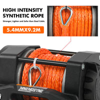 Electric Winch 4500lbs Winch Synthetic Rope Wireless Towing Trailer ATV Winch UTV Winch 4WD