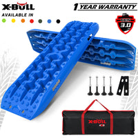 X-BULL Recovery tracks Sand tracks KIT Carry bag mounting pin Sand/Snow/Mud 10T 4WD-BLUE Gen3.0