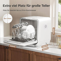 Midea 3rd Generation  Bench Top Mini Dishwasher