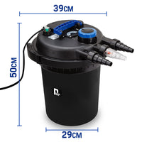 PROTEGE Aquarium External Canister Filter Aqua Fish Tank Pond Water UV Light 10000 L/H