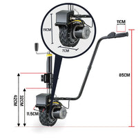 T-REX Heavy Duty 12V 350W Motorised Jockey Wheel, 2270kg Rated Electric Powered Mover for Caravan Trailer Boat