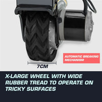 T-REX Heavy Duty 12V 350W Motorised Jockey Wheel, 2270kg Rated Electric Powered Mover for Caravan Trailer Boat