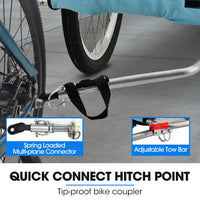 TAG-ALONG Pet & Cargo Bike Trailer, Bicycle Pet & Cargo Trailer, Cargo Carrier, Blue