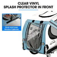 TAG-ALONG Pet & Cargo Bike Trailer, Bicycle Pet & Cargo Trailer, Cargo Carrier, Blue