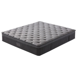 KINGSTON SLUMBER Premium Luxury 34cm King Mattress , Medium-Firm, Natural Latex Layer, Euro Top, 7-Zone Pocket Spring