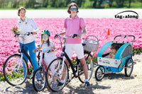 Tag-along Kids Bike Trailer Child Bicycle Pram Stroller Children Jogger Blue