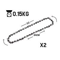 2 x 12 Baumr-AG Chainsaw Chain 12in Bar Spare Part Replacement Suits Pole Saws