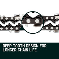 2 x 22 Baumr-AG Chainsaw Chain Bar Replacement 0.325 0.058 86DL