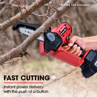 BAUMR-AG SW1 20V Cordless Mini Chainsaw Skin Only, Electric Battery Powered Tree Pruner