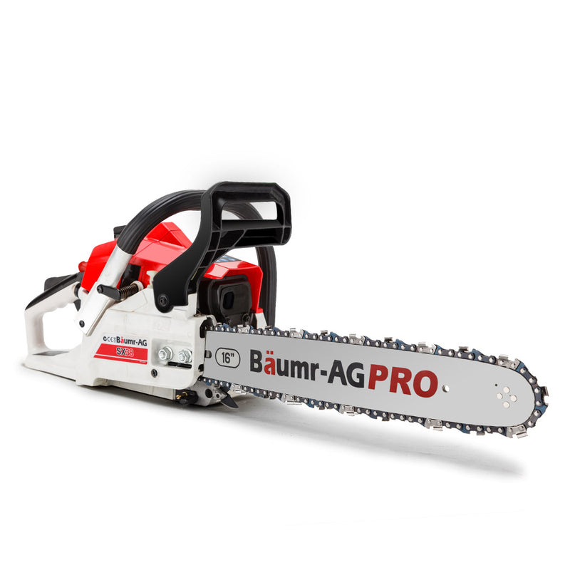 Baumr-AG 38CC Petrol Commercial Chainsaw 16 Bar E-Start 3.2 HP Chain Saw Kings Warehouse Australia