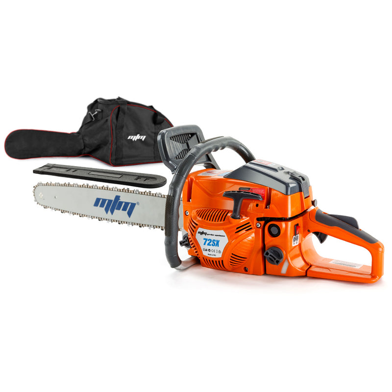 MTM Petrol Commercial Chainsaw 22 Bar Chain Saw E-Start Tree Pruning Top Handle Kings Warehouse Australia