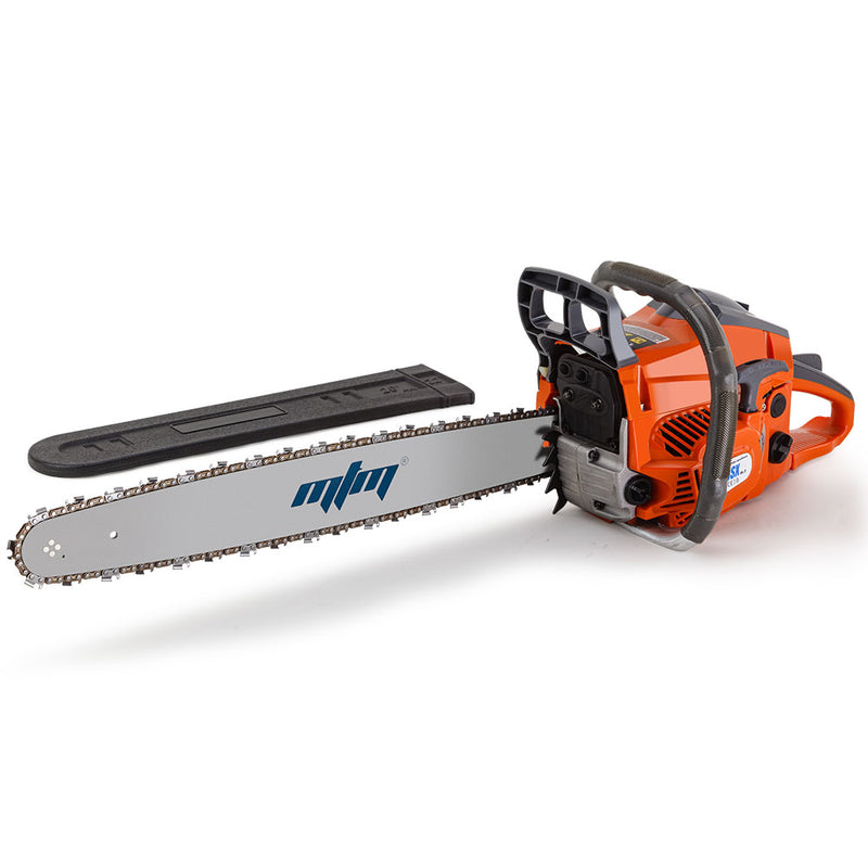 MTM Chainsaw Petrol Commercial 20 Bar E-Start Tree Pruning Chain Saw HP Kings Warehouse Australia