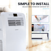 CARSON  2.9kW Reverse Cycle Portable Air Conditioner and Heater, with Dehumidifier, Cooling and Heating AC