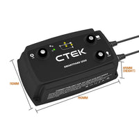 CTEK SMARTPASS 120S Power Management System 120A, with Battery Starter Function, for Starter and Service Batteries, Smart Alternator Compatible