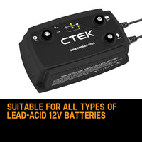 CTEK SMARTPASS 120S Power Management System 120A, with Battery Starter Function, for Starter and Service Batteries, Smart Alternator Compatible